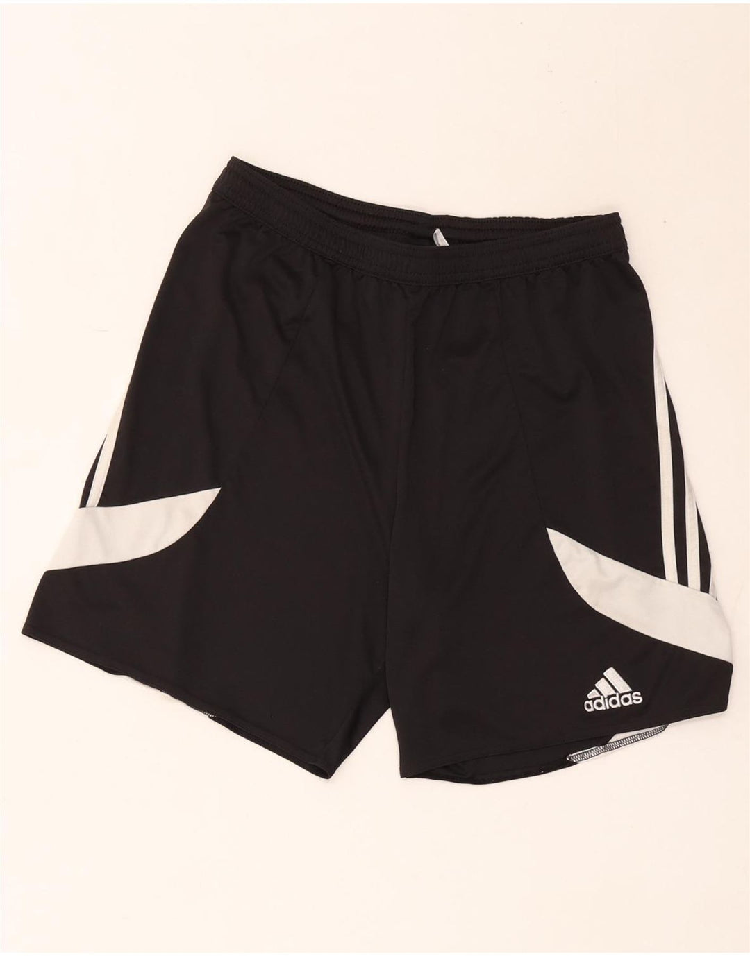 Męskie spodenki sportowe Adidas Climalite, średni czarny poliester z blokami kolorów