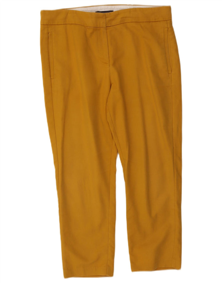 Krótkie spodnie damskie Marks & Spencer UK 14 Medium W34 L24 Żółte