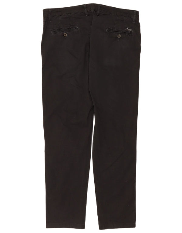 Męskie spodnie chino Liu Jo IT 54 2XL W42 L29 Czarna bawełna