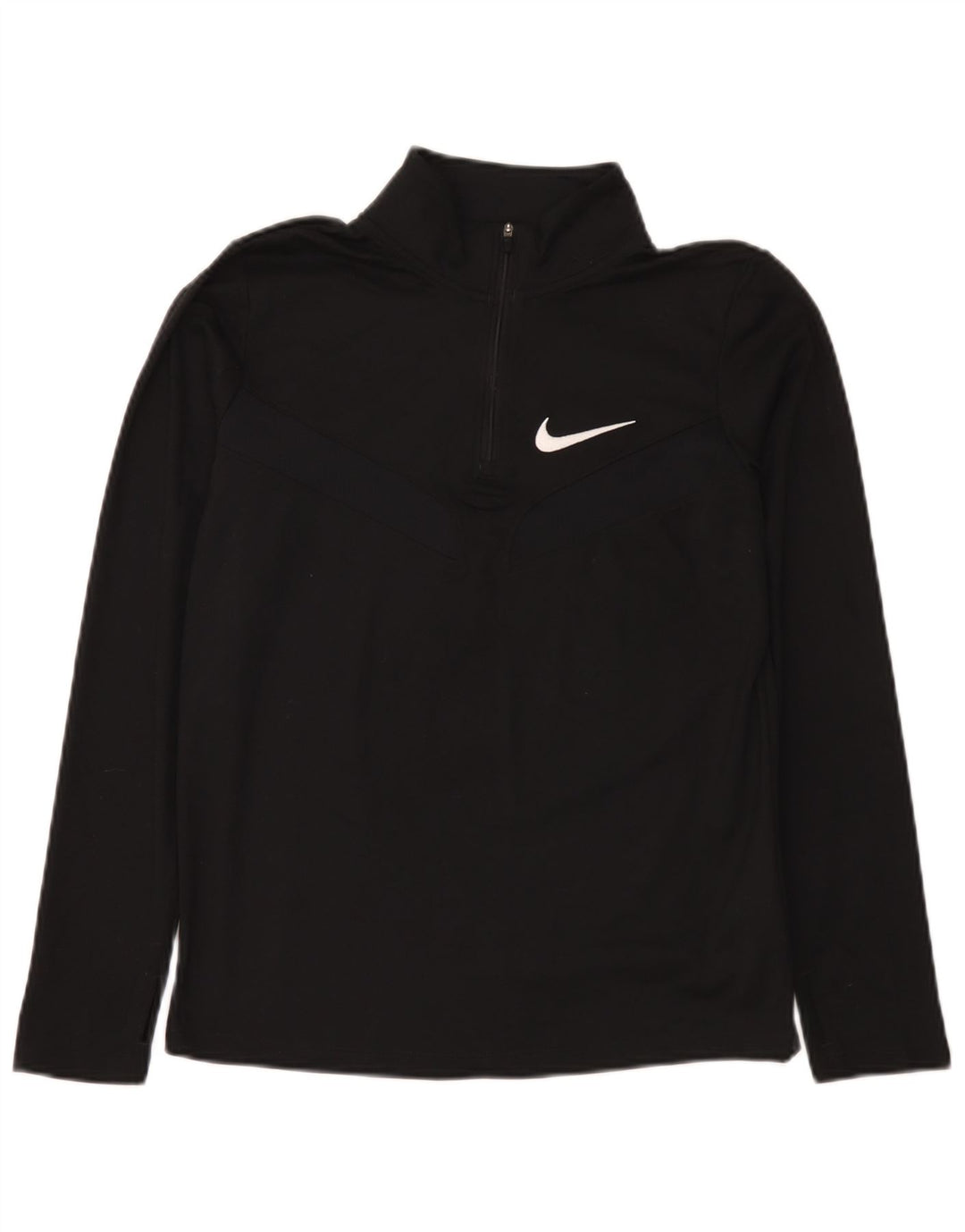 Chłopięcy dres Nike Dri Fit z zamkiem błyskawicznym na szyi, 13-14 lat XL, czarny