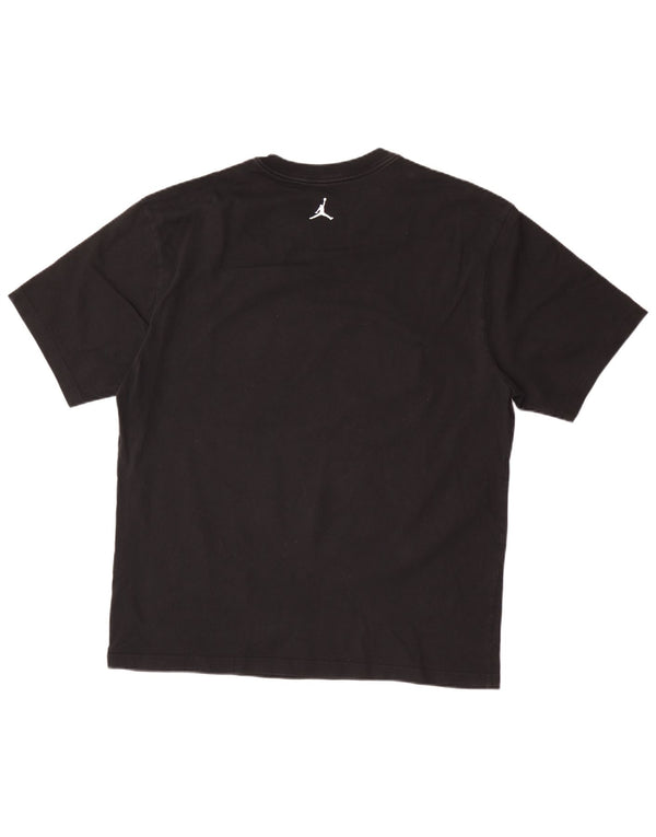 Męski T-shirt Jordan Air Graphic Top XL, czarny, bawełniany