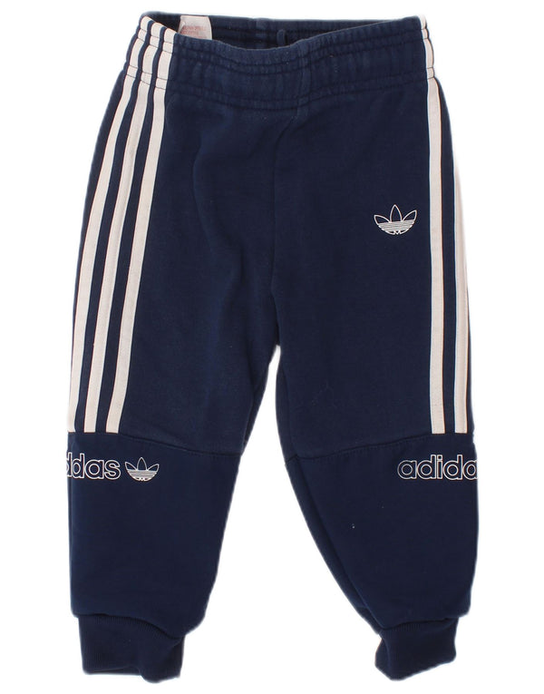 Spodnie dresowe Adidas Baby Boys Graphic Joggers 12-18 miesięcy Granatowe
