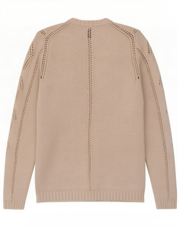 Sweter damski Gap Cardigan UK 10 Small, beżowy, bawełniany