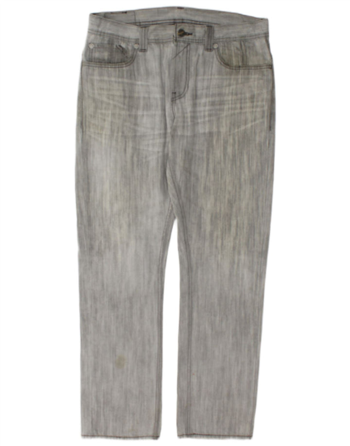 Męskie jeansy Levi's 511 Slim W33 L30 Szara bawełniana nakrapiana