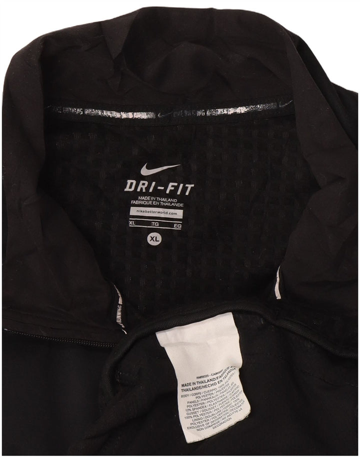 Kurtka męska dresowa Nike Dri Fit XL granatowa, poliestrowa