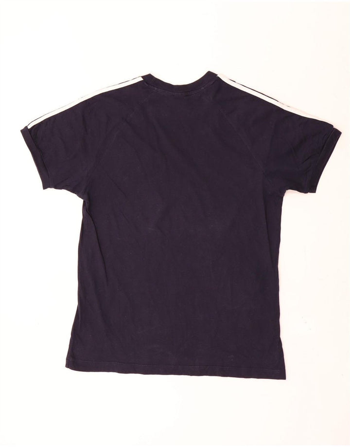 Adidas Męski T-Shirt Top Duży Granatowy Bawełniany