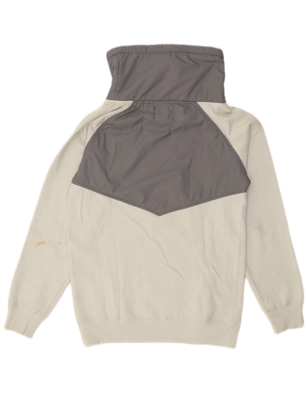 Damska bluza dresowa VANS UK 10, mała, biała, bawełniana w bloki kolorów