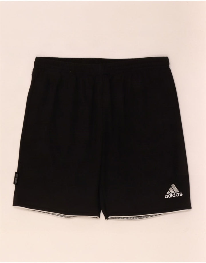 Męskie spodenki sportowe Adidas Climalite, małe, czarne, poliestrowe