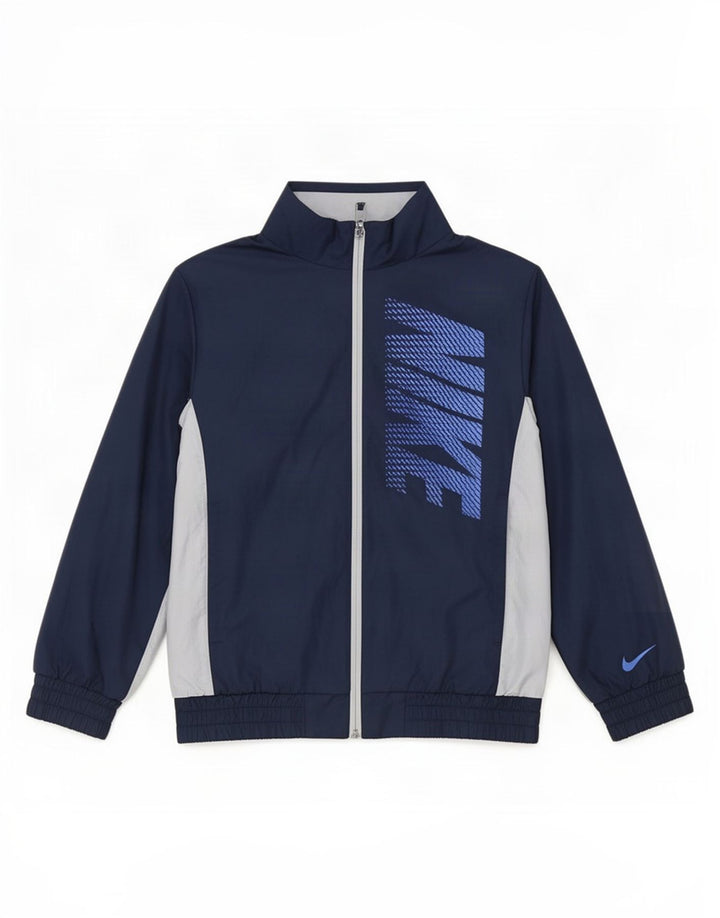 Kurtka chłopięca Nike Dresowa Top 10-11 lat, średni granatowy kolor, blok