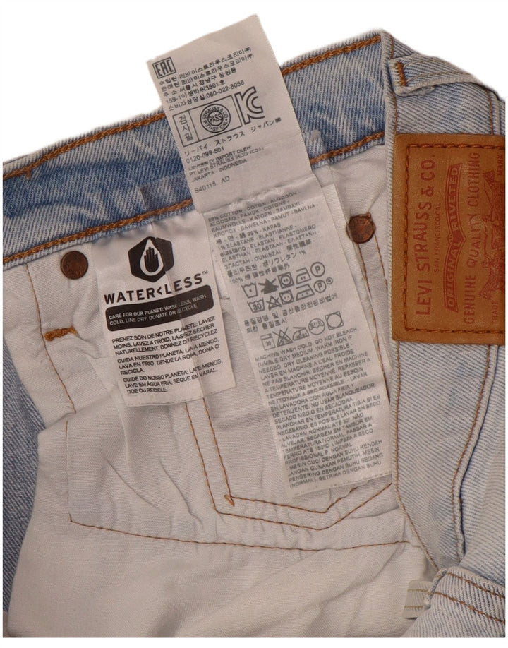 Damskie jeansy Levi's 501 Straight W26 L28 Niebieskie bawełniane