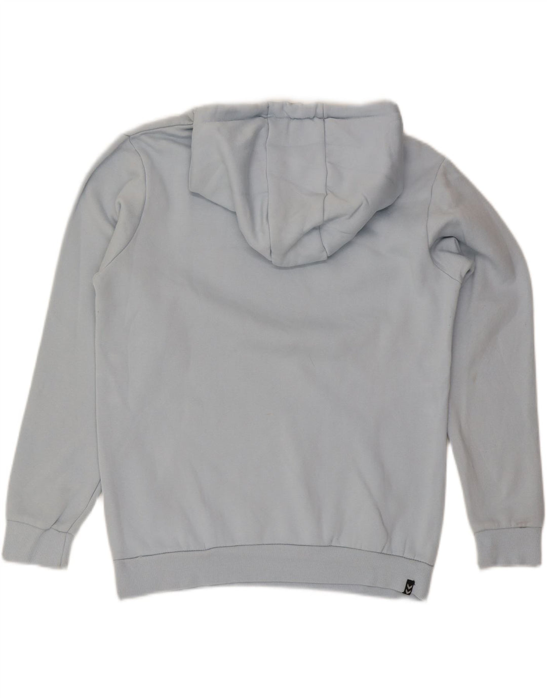 Hummel Męski sweter z kapturem z grafiką, średni niebieski, bawełniany