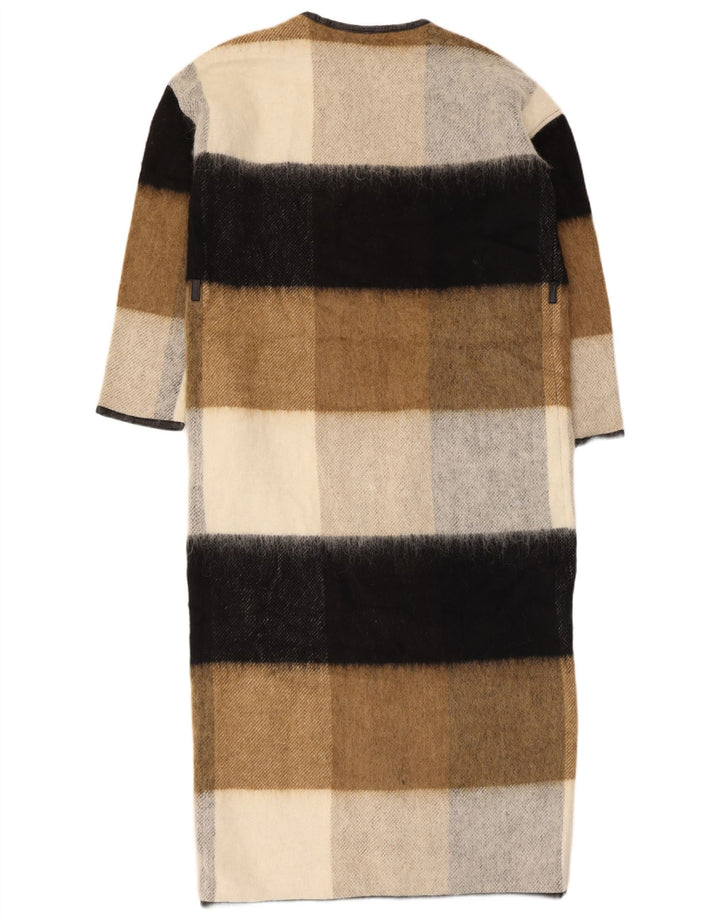 Marks & Spencer Damski długi płaszcz UK 10, mały, wielokolorowy