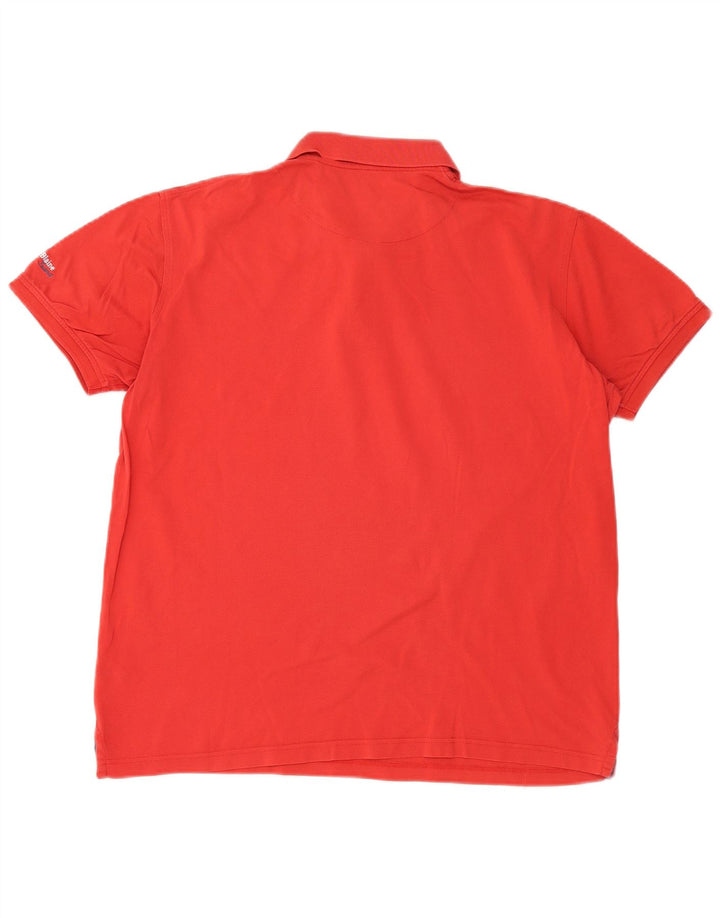 Męska koszulka polo Harmont & Blaine XL, czerwona, bawełniana