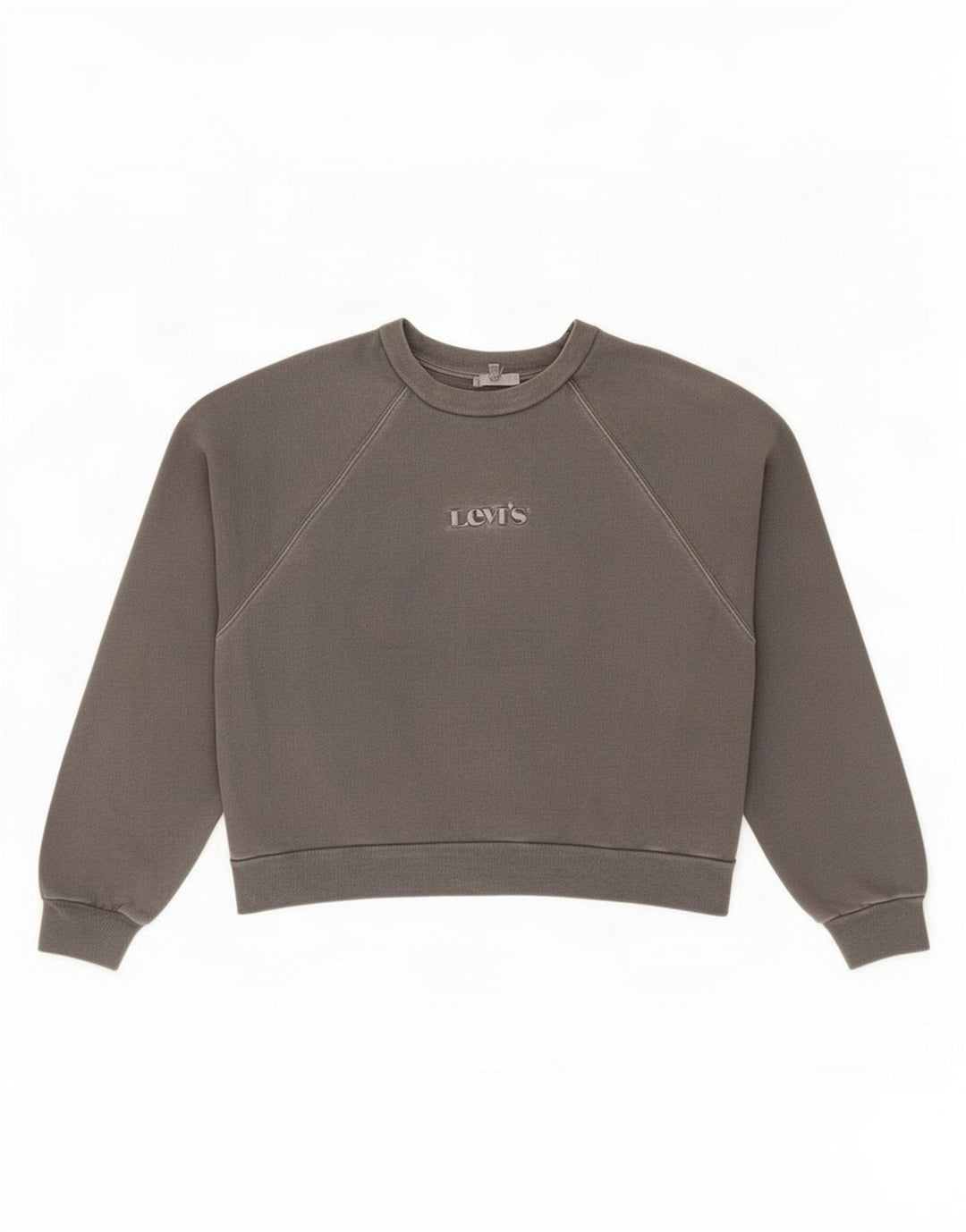 Damski sweter oversize Levi's Crop Graphic UK 14, średni szary