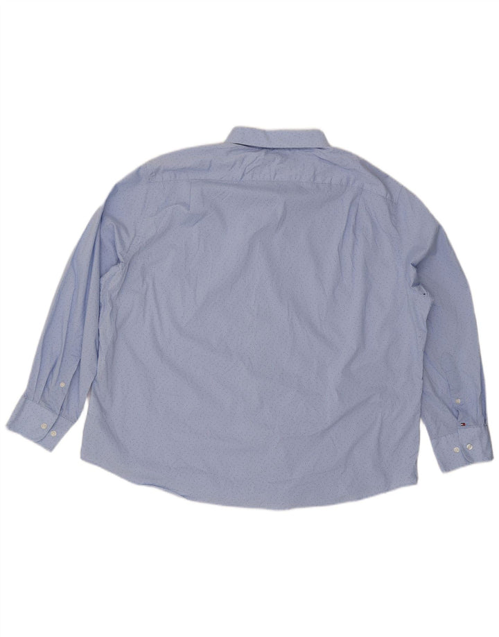 Koszula męska Tommy Hilfiger o regularnym kroju, rozmiar 18 1/2 2XL, niebieska w kropki