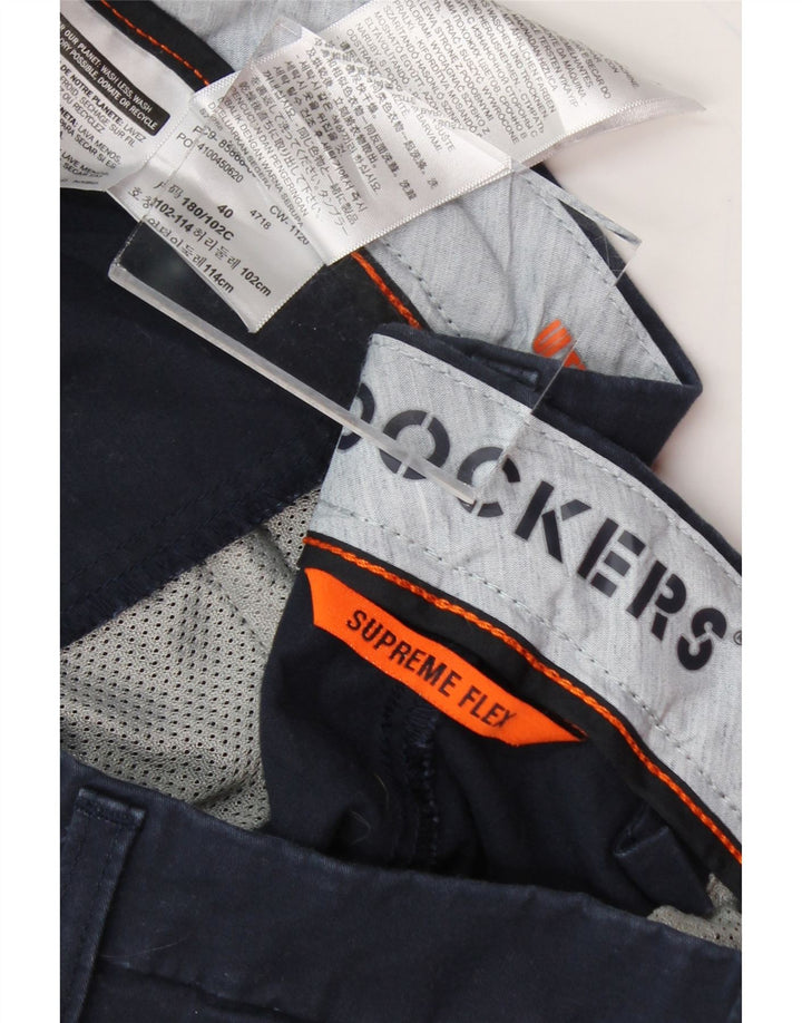 DOCKERS Mens Chino Shorts W40 XL Navy Blue Cotton Vintage Dockers and Second-Hand Dockers from Messina Hembry 