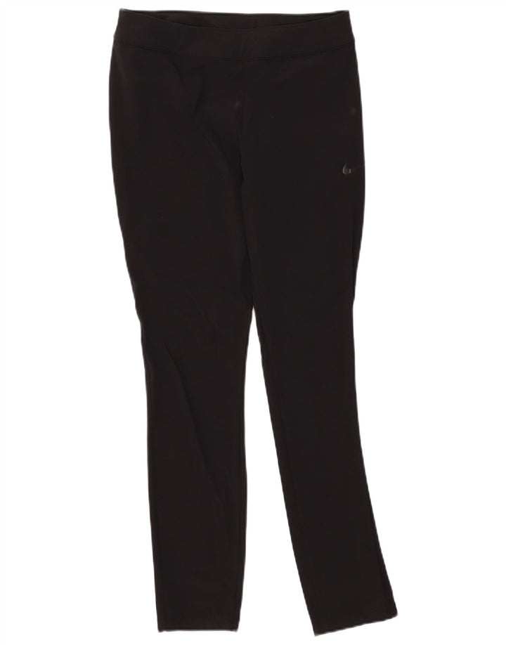 Damskie legginsy Nike Dri Fit UK 14, średni czarny nylon