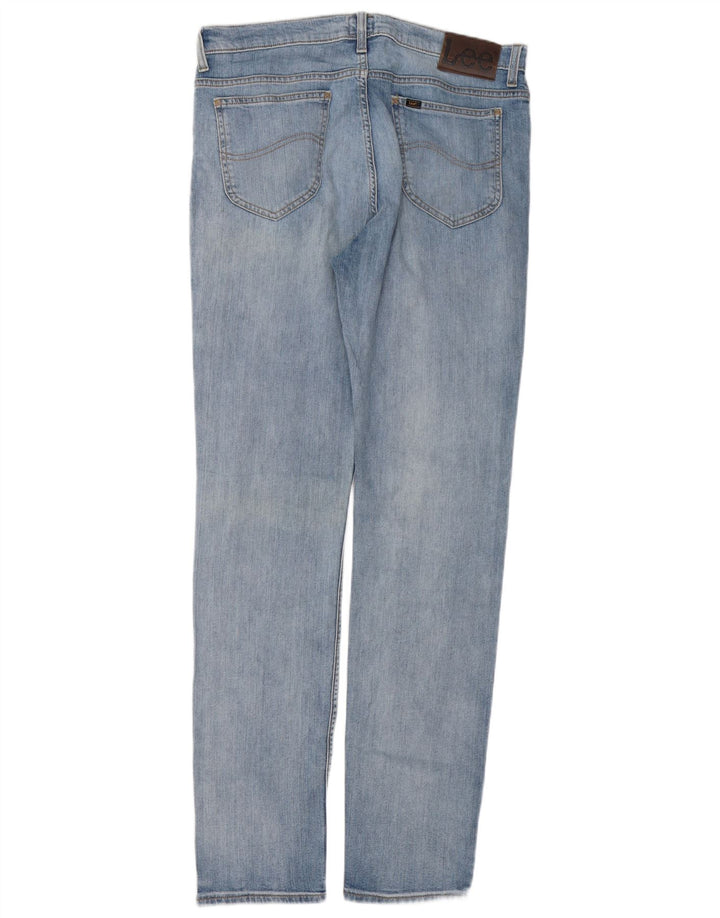 Męskie jeansy Lee Rider Slim W34 L34 Niebieskie bawełniane