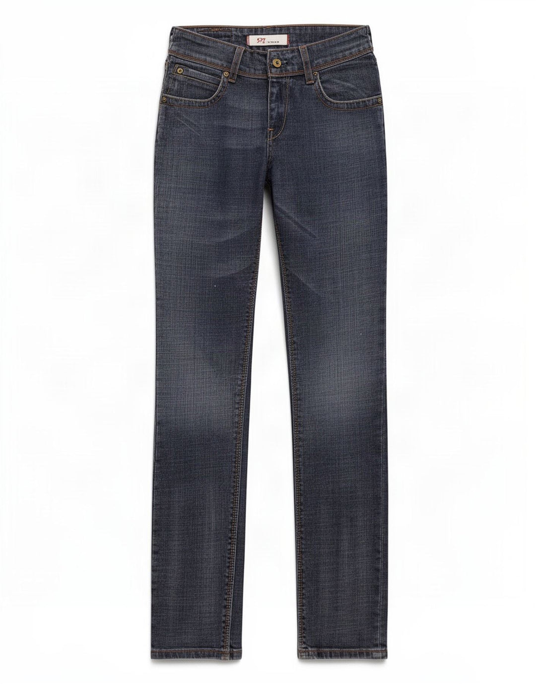 Damskie jeansy Levi's 571 Slim W28 L32 Niebieskie bawełniane