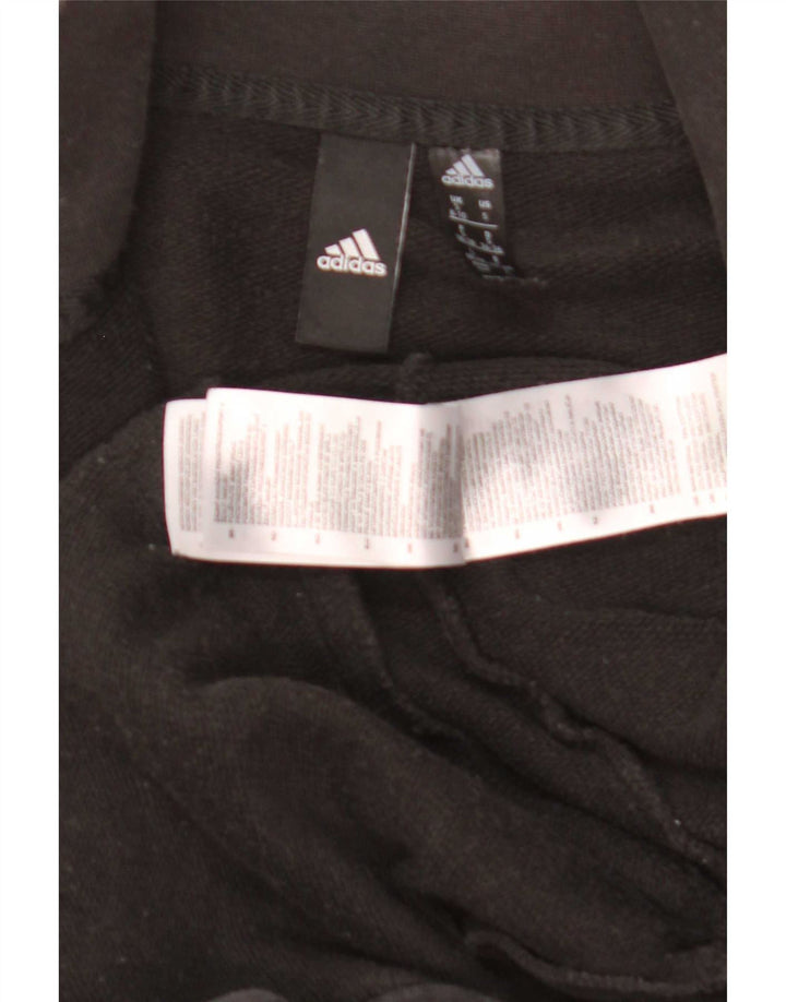 Damska kurtka dresowa Adidas UK 8/10 Mała czarna bawełna
