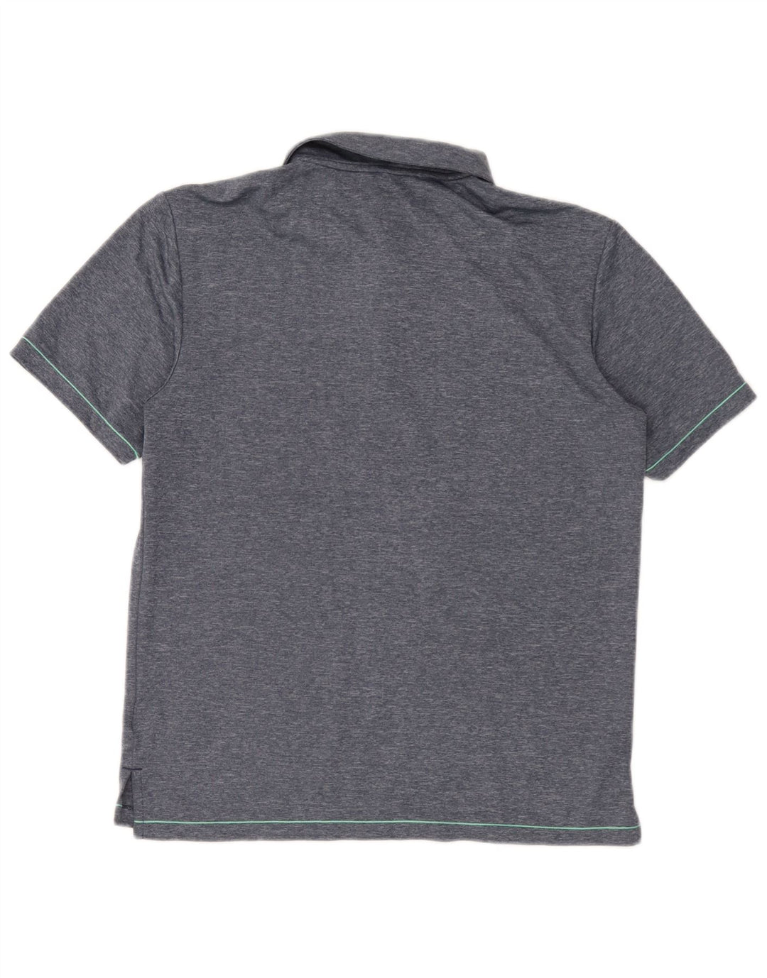 Męska koszulka polo do golfa Adidas, mała, niebieska, z poliestru