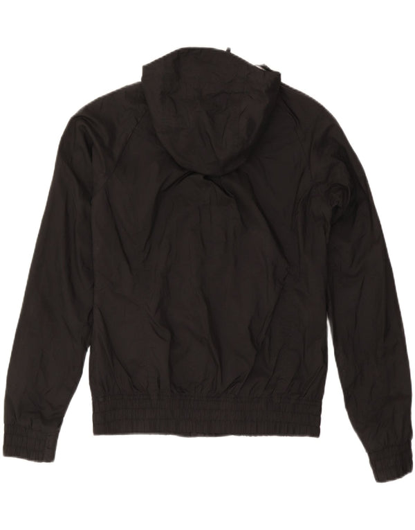 Damski płaszcz przeciwdeszczowy z kapturem The North Face UK 10, mały, czarny nylon