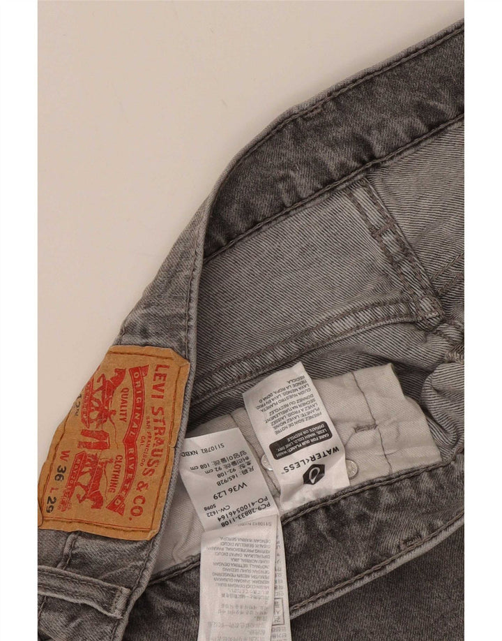 Męskie jeansy Levi's 512 Slim Tapered W36 L29 Szara bawełna
