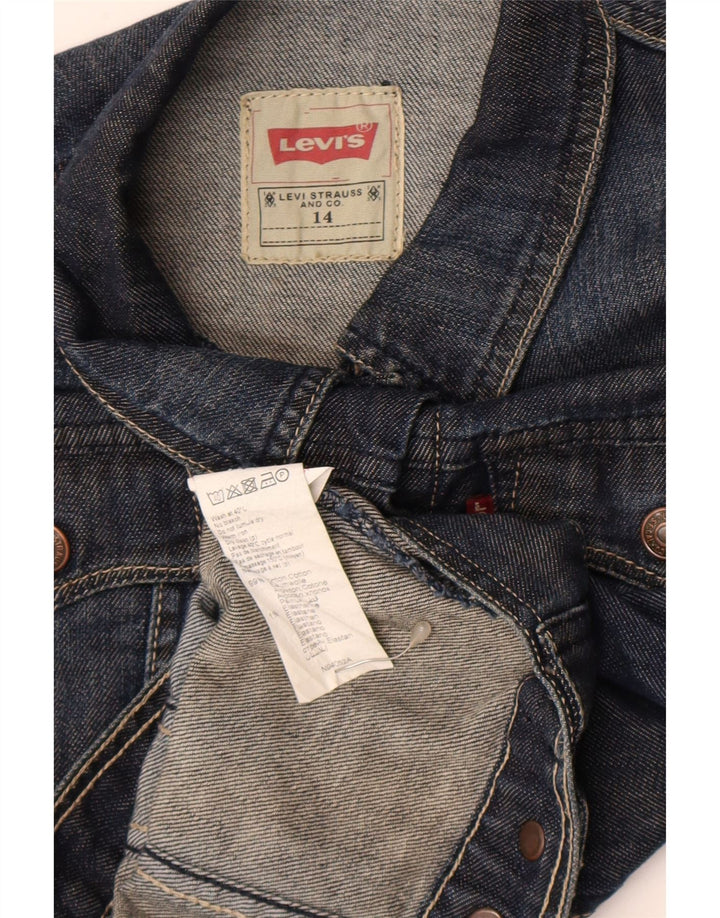 Kurtka dżinsowa Levi's dla dziewczynki 13-14 lat, granatowa, bawełniana