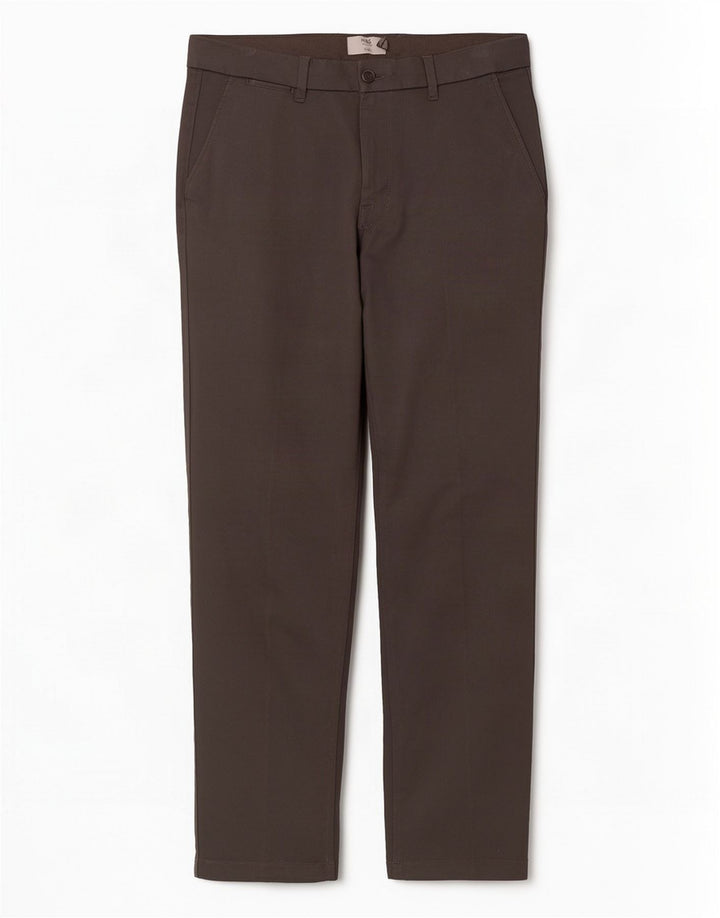 Marks & Spencer Damskie spodnie typu slim chino W34 L33 Szara bawełna