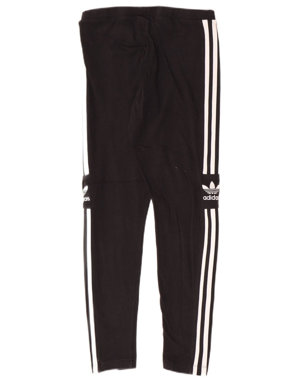 Damskie legginsy Adidas Graphic UK 12, średnie, czarne, bawełniane
