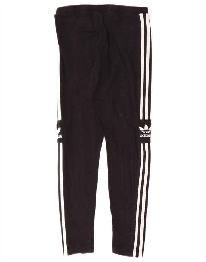 Damskie legginsy Adidas Graphic UK 12, średnie, czarne, bawełniane