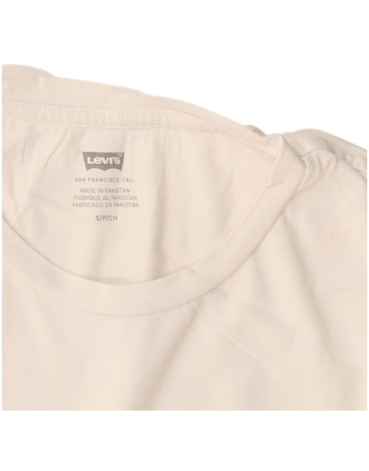 Damska koszulka z grafiką Levi's Top UK 10 Small White