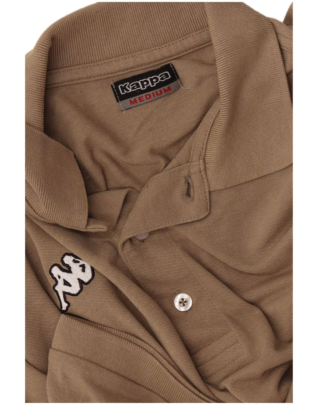 Męska koszulka polo Kappa, średni brąz