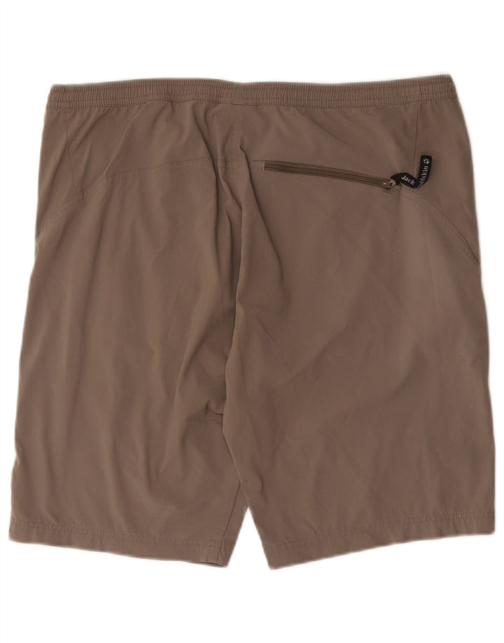 Męskie spodenki cargo Jack Wolfskin W33 Średni brązowy poliamid
