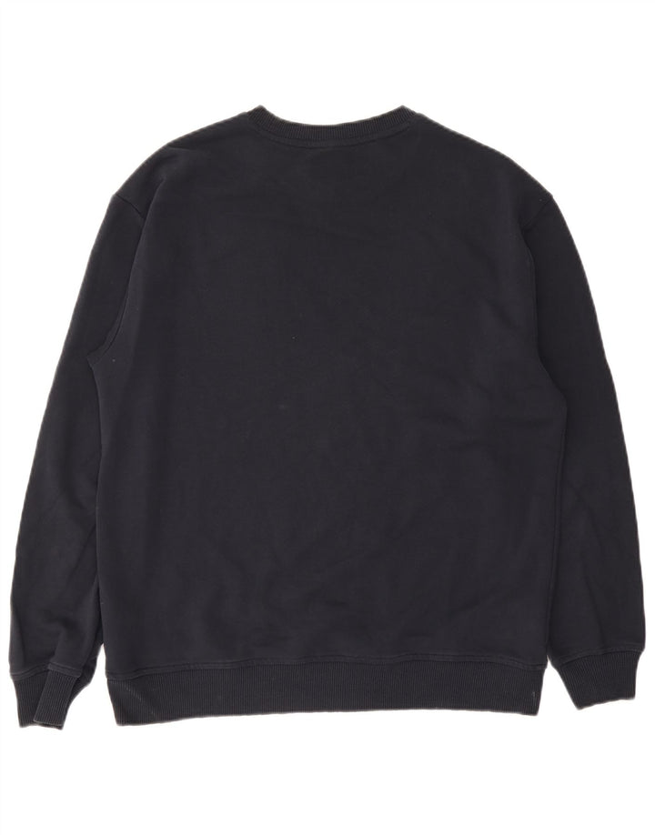 Męska bluza z grafiką US Polo Assn, średnia, granatowa bawełna