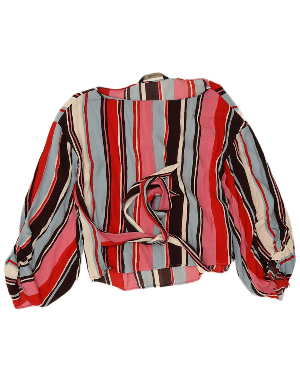 Damska bluzka z długim rękawem Zara, UK 14, średnie, wielokolorowe paski