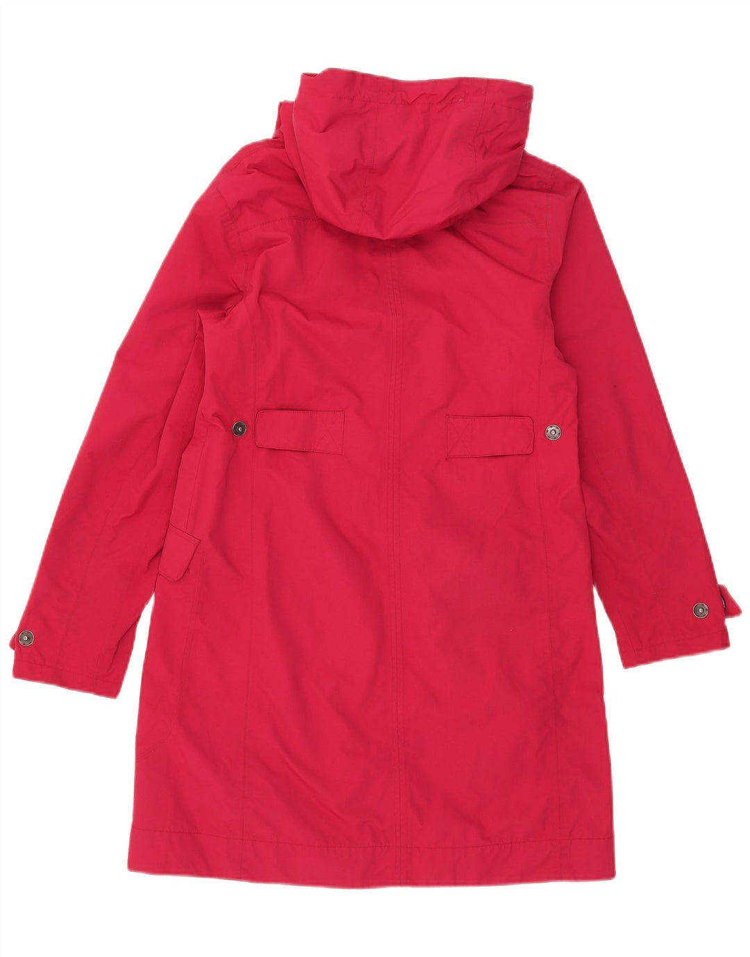 Damski płaszcz przeciwdeszczowy z kapturem SEASALT CORNWALL UK 8, mały, różowy nylon