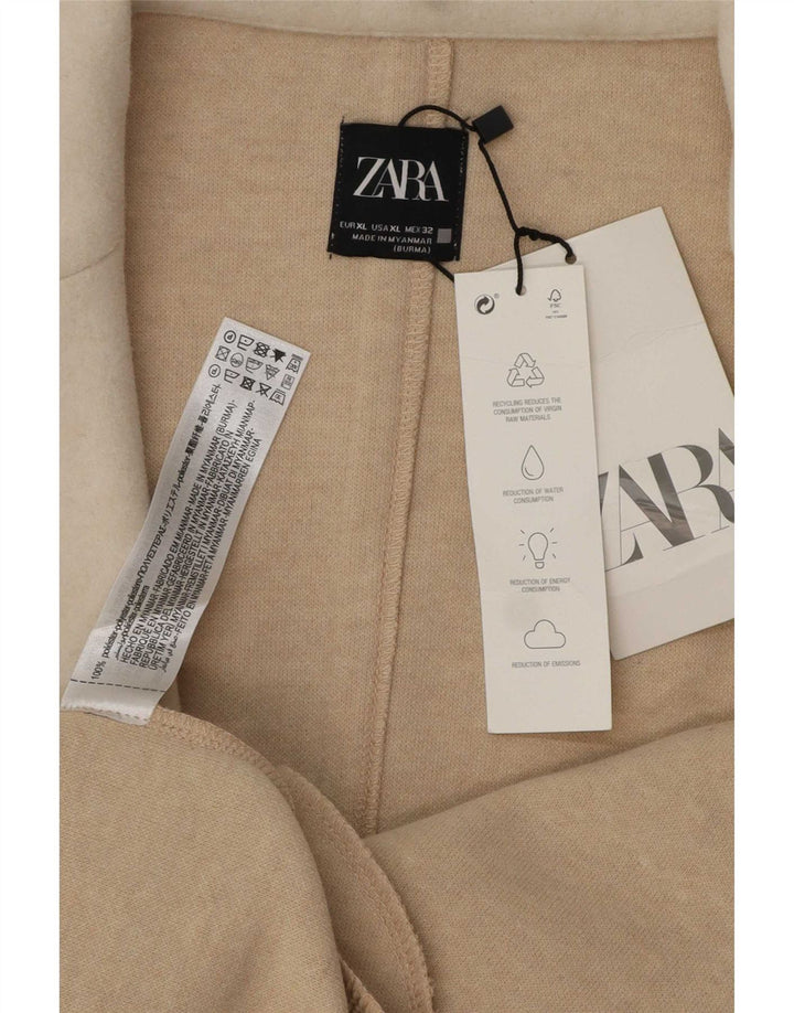Damski trencz Zara UK 18 XL, beżowy, poliester