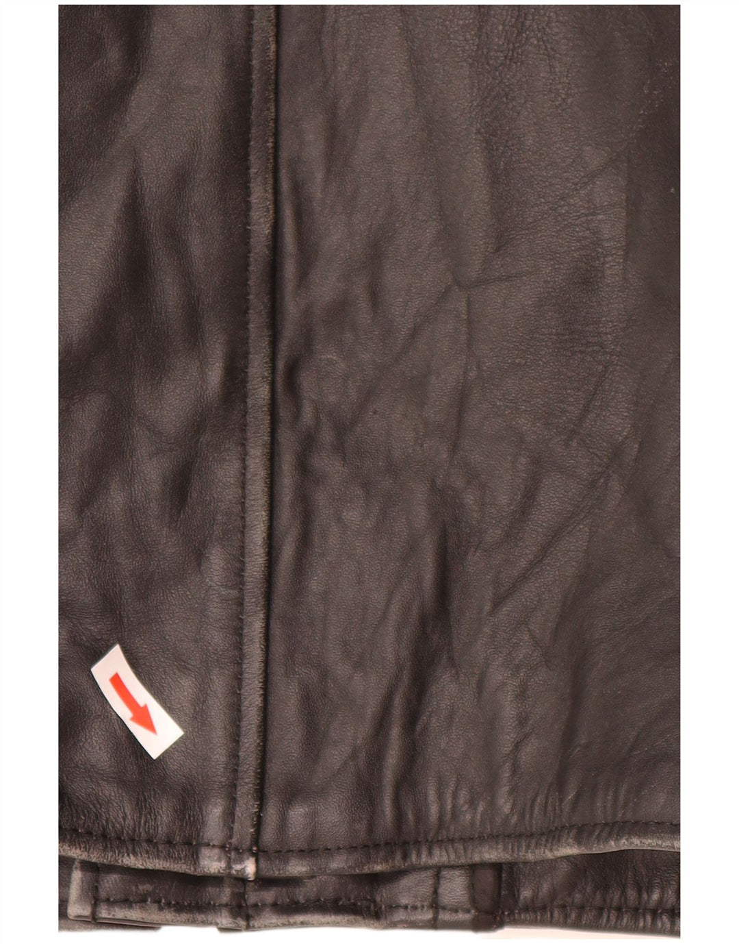 Vintage męska skórzana kurtka UK 44 2XL czarna skóra