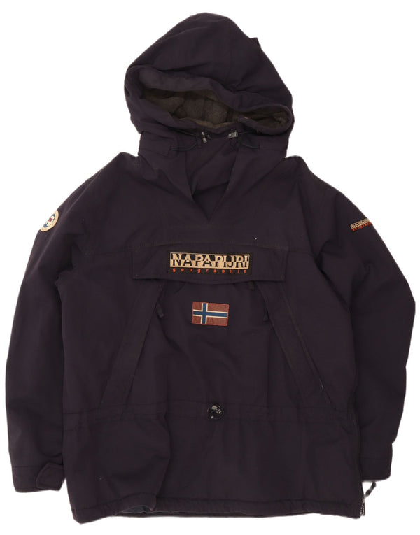 Męska kurtka Anorak z kapturem Napapijri Geographic Graphic UK 46 3XL Granatowa