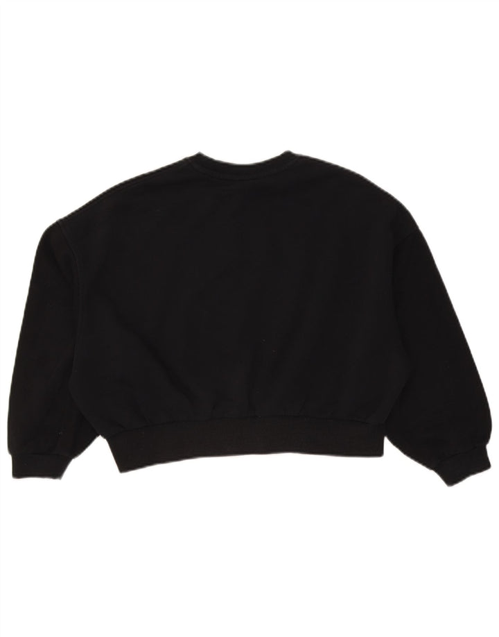 Bluza dziewczęca Oversize Crop Nike dla dziewczynki 10-11 lat, średnia czarna
