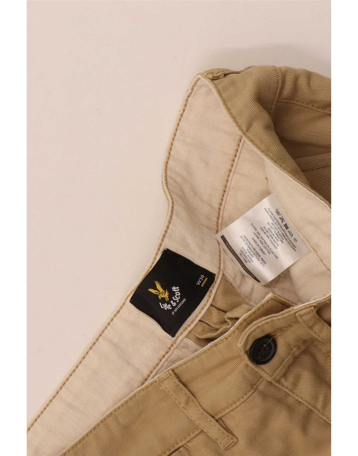 Męskie spodenki chino Lyle & Scott W30, średnio beżowa bawełna