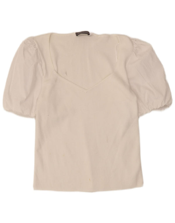 Damska bluzka MINT VELVET UK 12 Medium White Modal