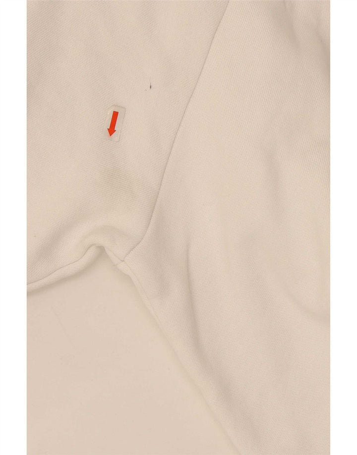 Adidas Męska Bluza Sweter Duża Biała Bawełna