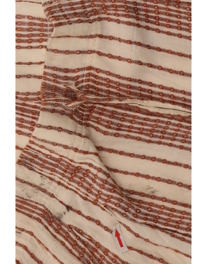 Szorty damskie Marks & Spencer UK 12 Medium W32, wiskoza w białe paski
