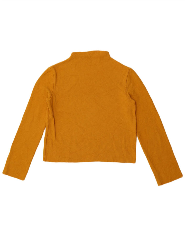 Sweter damski Zara z golfem UK 12, średni żółty
