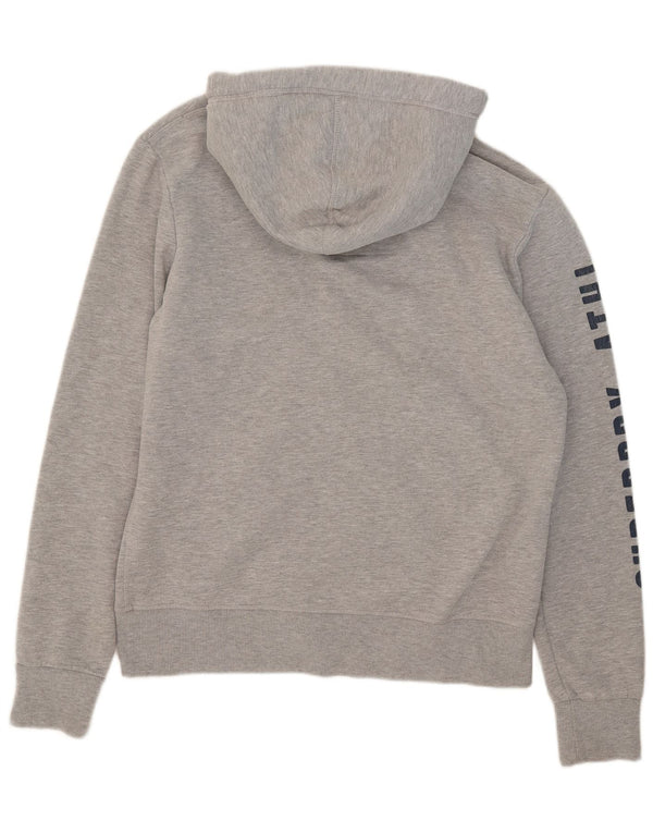 Męski sweter z kapturem Superdry z grafiką i zamkiem XL, szary, nakrapiany poliester