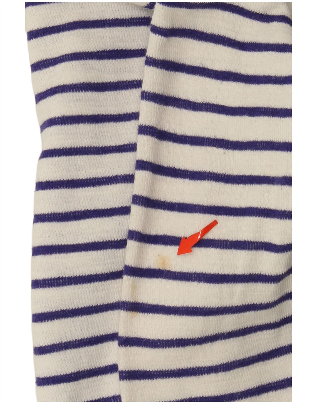 Damski sweter rozpinany JOULES, UK 8, małe, białe paski, bawełniany