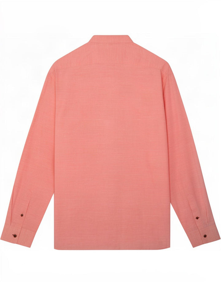 Koszula męska Zara Slim Fit, duża, różowa