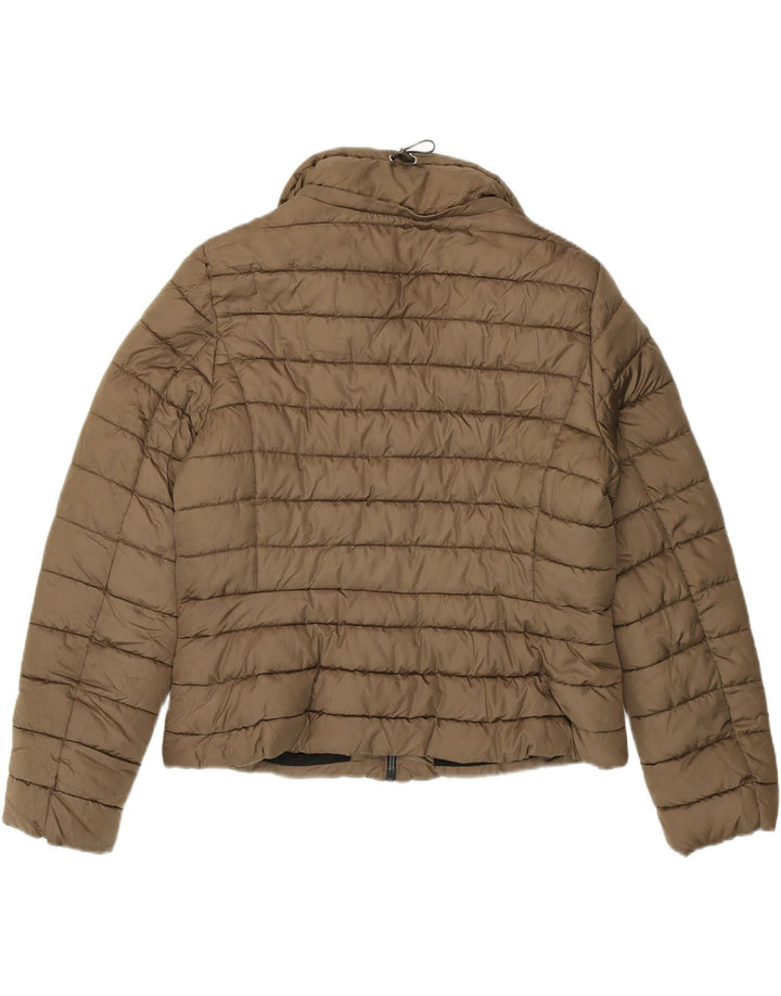 Kurtka damska Zara Crop Padded Jacket UK 20 2XL Khaki Poliester